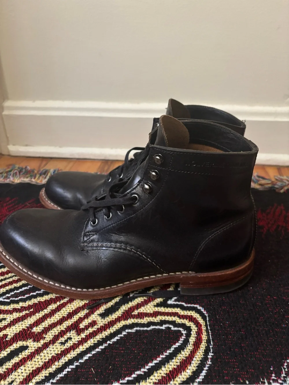 Wolverine 1000 mile boots men’s size 9 made in USA